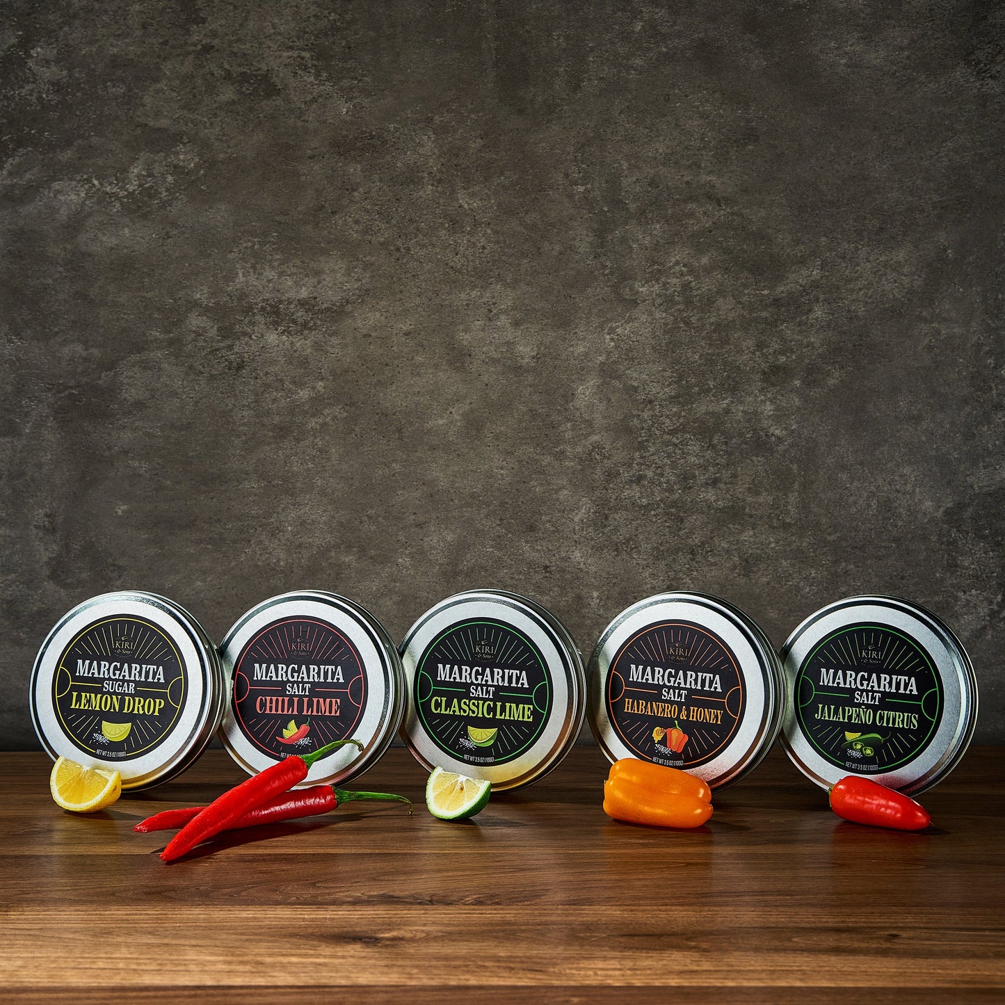 Margarita Salt Rim Variety Set with Five Flavors