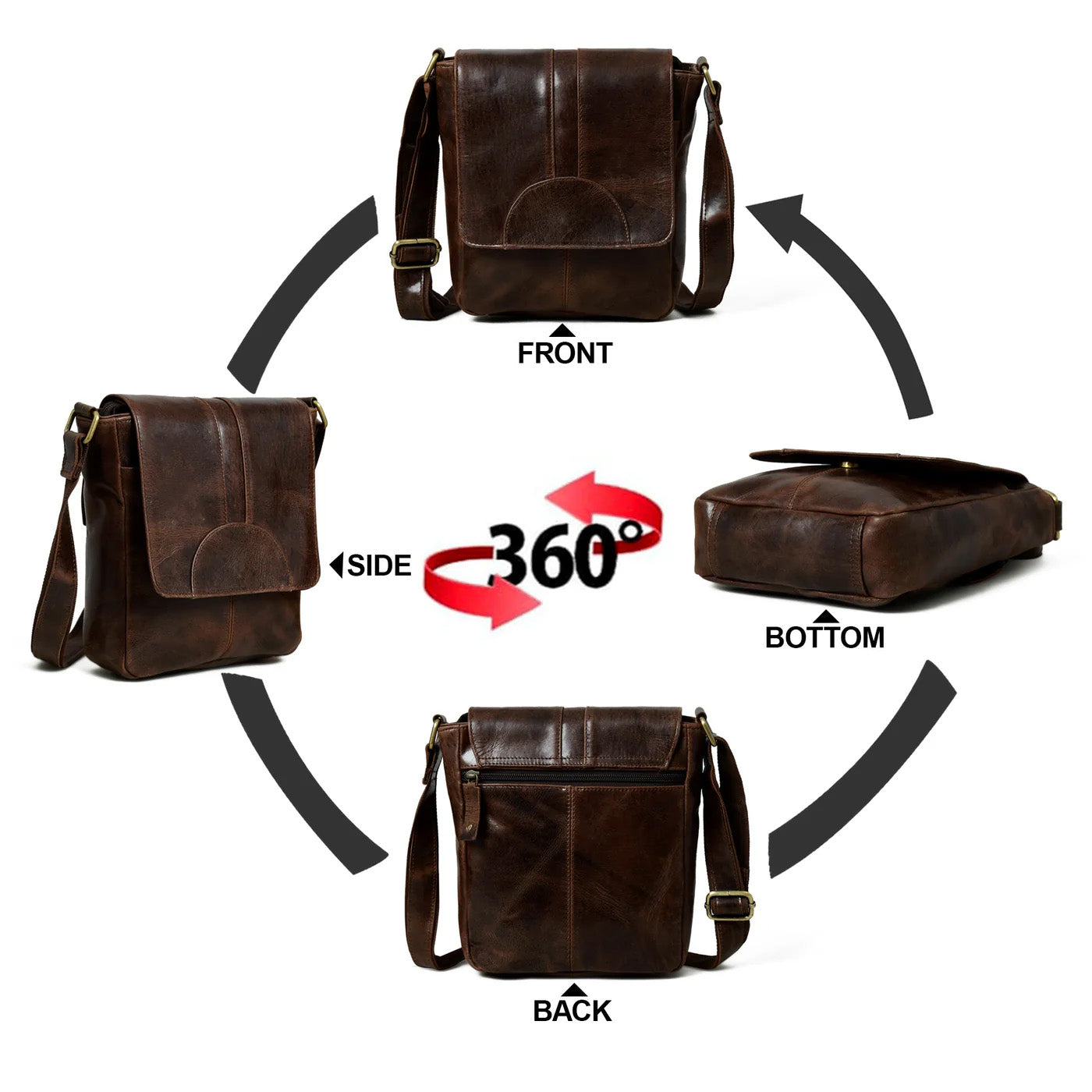 Cocoa Classic Messenger Bag - Tampa Home & Garden Store