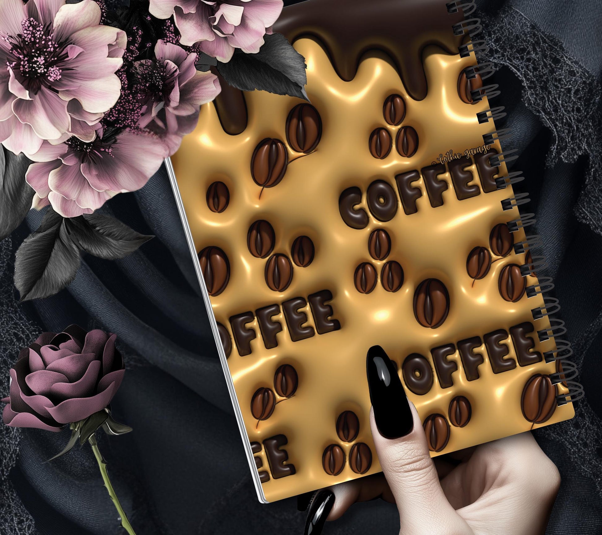 Coffee Beans Reusable Sticker Book, Perfect Fun Gift to Personalize for Coffee Lovers & Sticker Collectors - Tampa Home & Garden Store