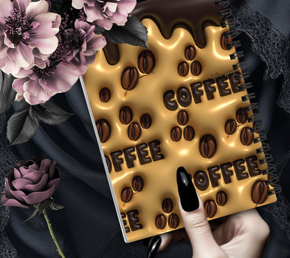 Coffee Beans Reusable Sticker Book, Perfect Fun Gift to Personalize for Coffee Lovers & Sticker Collectors - Tampa Home & Garden Store