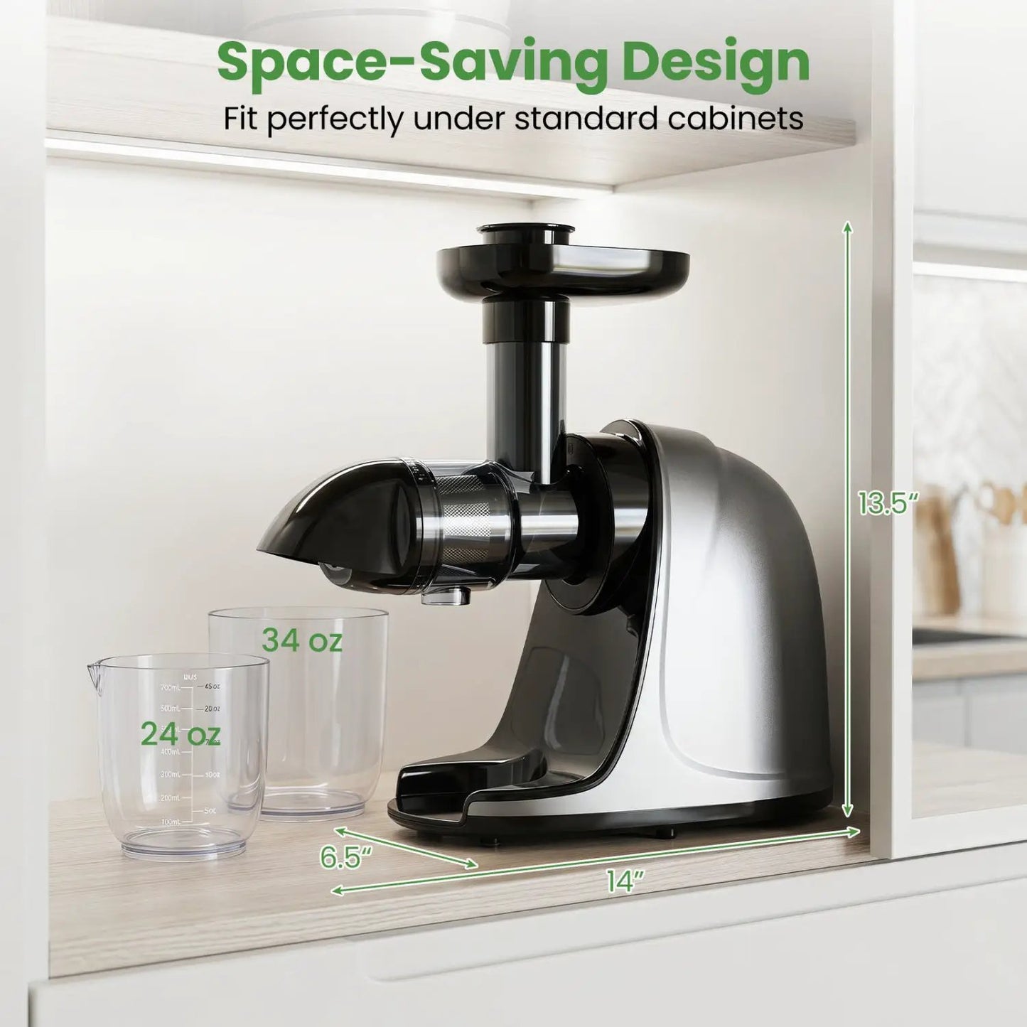 Cold Press Juicer Machine with 95 Percent Yield