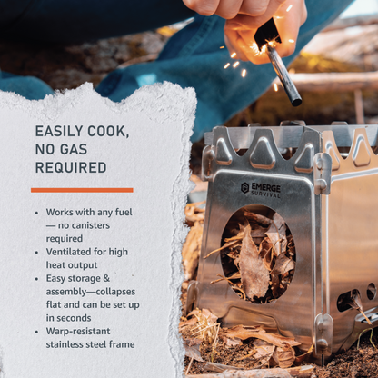 Collapsible Mini Stove - Tampa Home & Garden Store