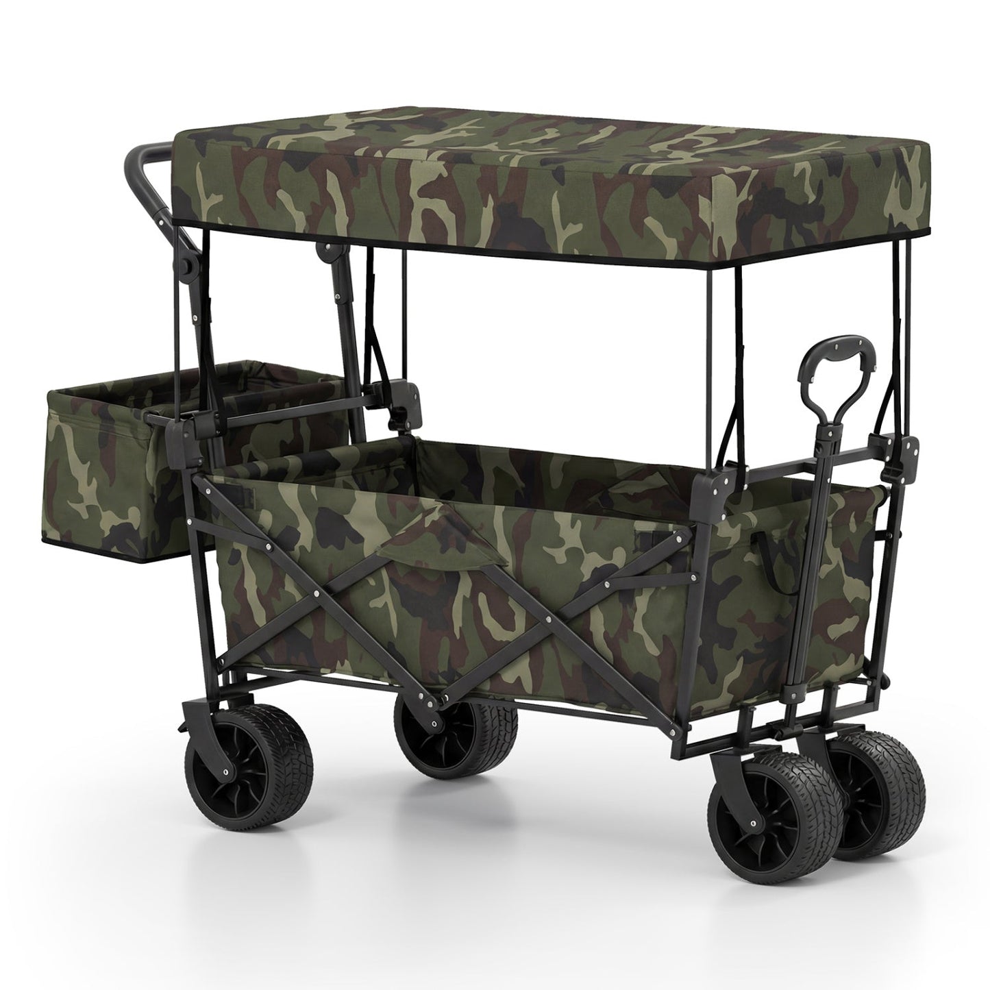 GemGear camouflage collapsible wagon with removable canopy and detachable storage bag 4 wheels on Tampa Home & Garden Store
