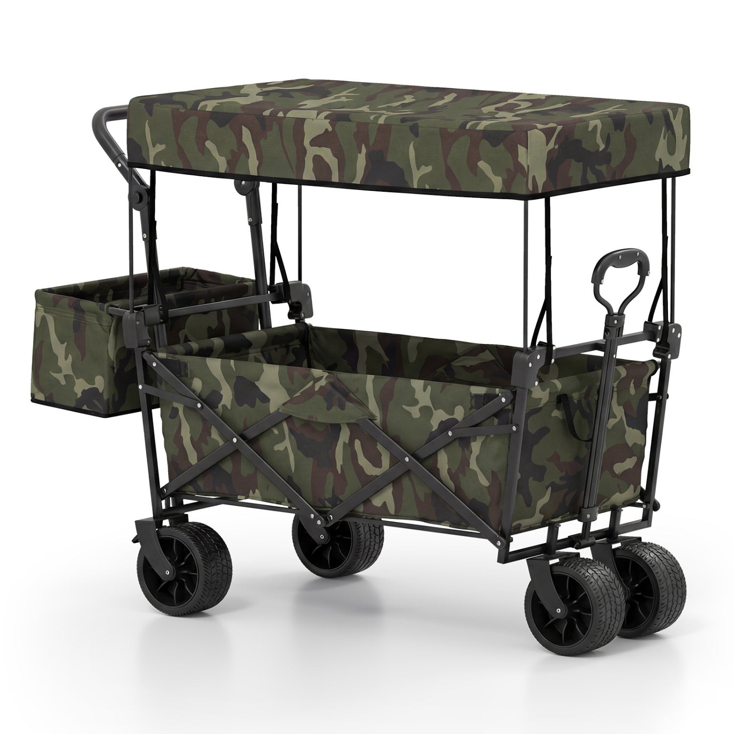 GemGear camouflage collapsible wagon with removable canopy and detachable storage bag 4 wheels on Tampa Home & Garden Store