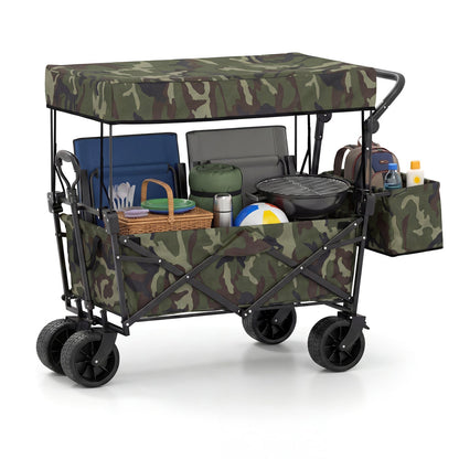 GemGear camouflage collapsible wagon with removable canopy and storage bag on Tampa Home & Garden Store