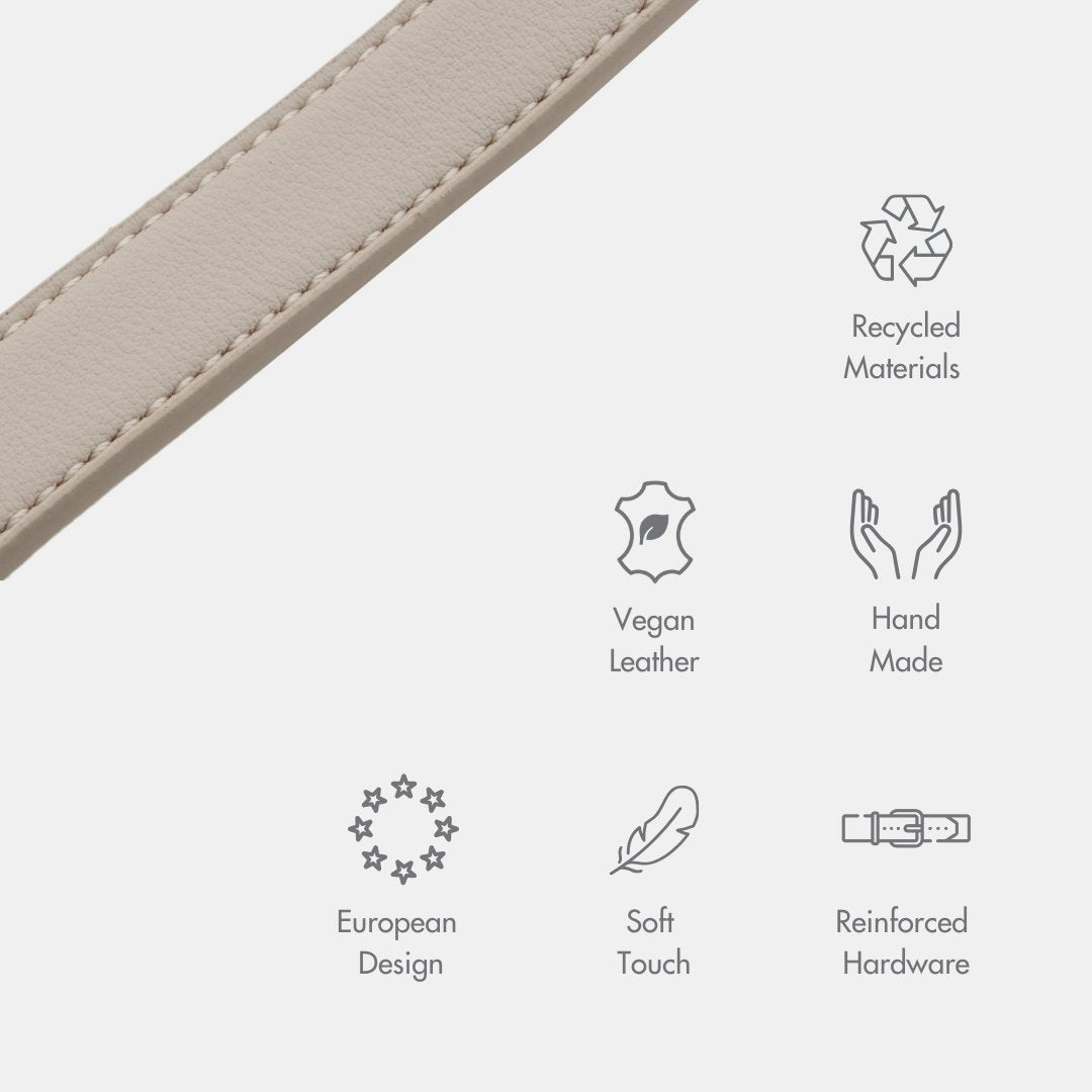 Collar - Air Tag Enabled - Vegan Leather - Cupertino - Tampa Home & Garden Store
