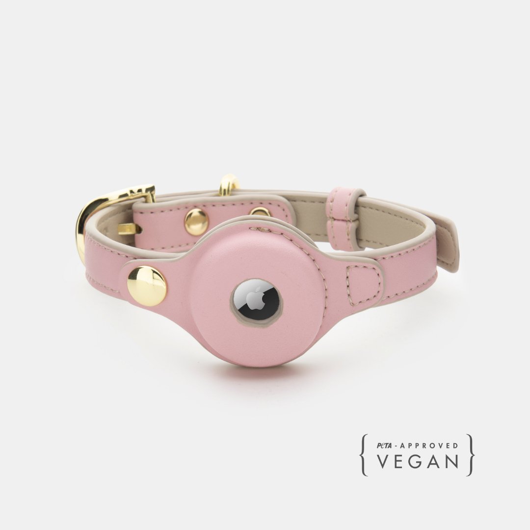 Collar - Air Tag Enabled - Vegan Leather - Cupertino - Tampa Home & Garden Store