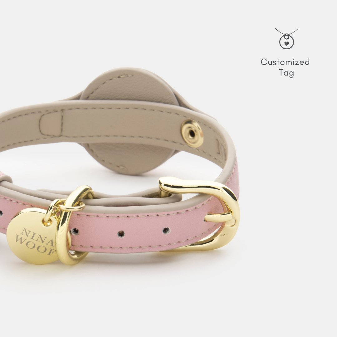Collar - Air Tag Enabled - Vegan Leather - Cupertino - Tampa Home & Garden Store