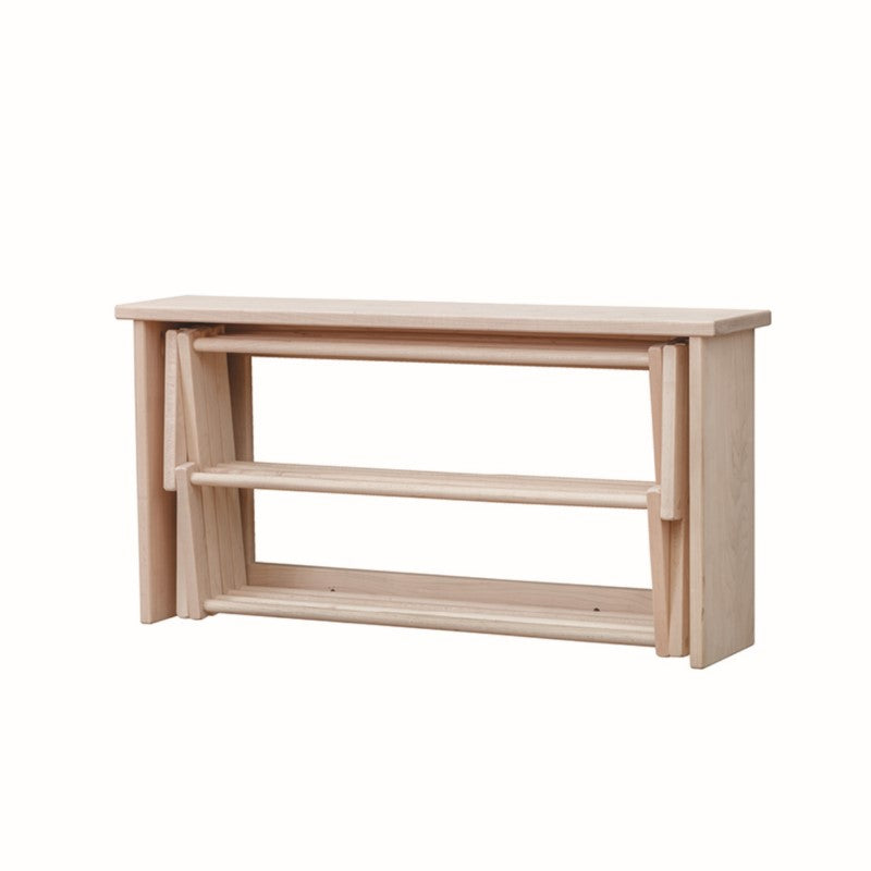 Collective Wall Clothes Drying Rack ~ Solid Maple Hardwood, Folding, Hand Built in USA - Tampa Home & Garden Store