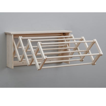 Collective Wall Clothes Drying Rack ~ Solid Maple Hardwood, Folding, Hand Built in USA - Tampa Home & Garden Store