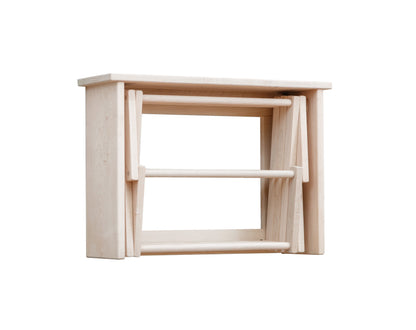 Collective Wall Clothes Drying Rack ~ Solid Maple Hardwood, Folding, Hand Built in USA - Tampa Home & Garden Store