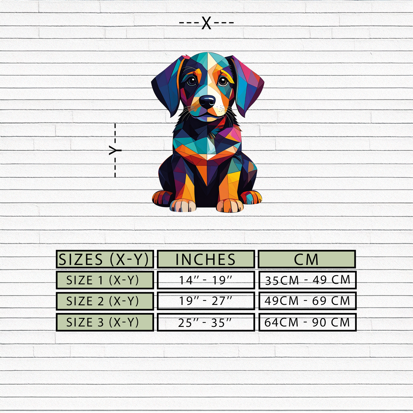Colorful Geometric Dog Metal Wall Art – Bold Puppy Decor-KAFUVM038 - Tampa Home & Garden Store