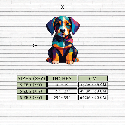 Colorful Geometric Dog Metal Wall Art – Bold Puppy Decor-KAFUVM038 - Tampa Home & Garden Store