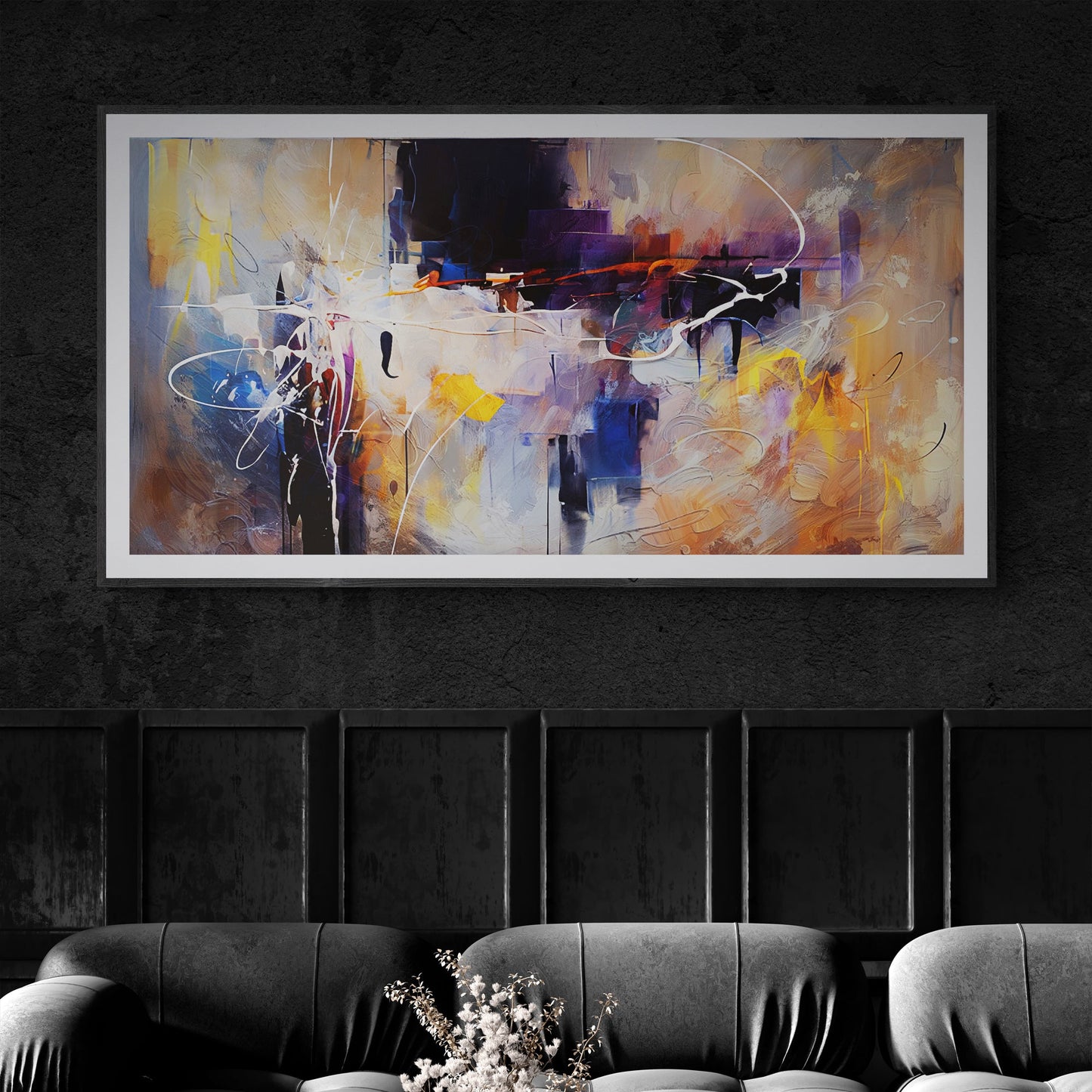Canvas print Colorplay Symphony by Tailored Canvases, abstract crafting canvas with bold colors on Tampa Home & Garden Store