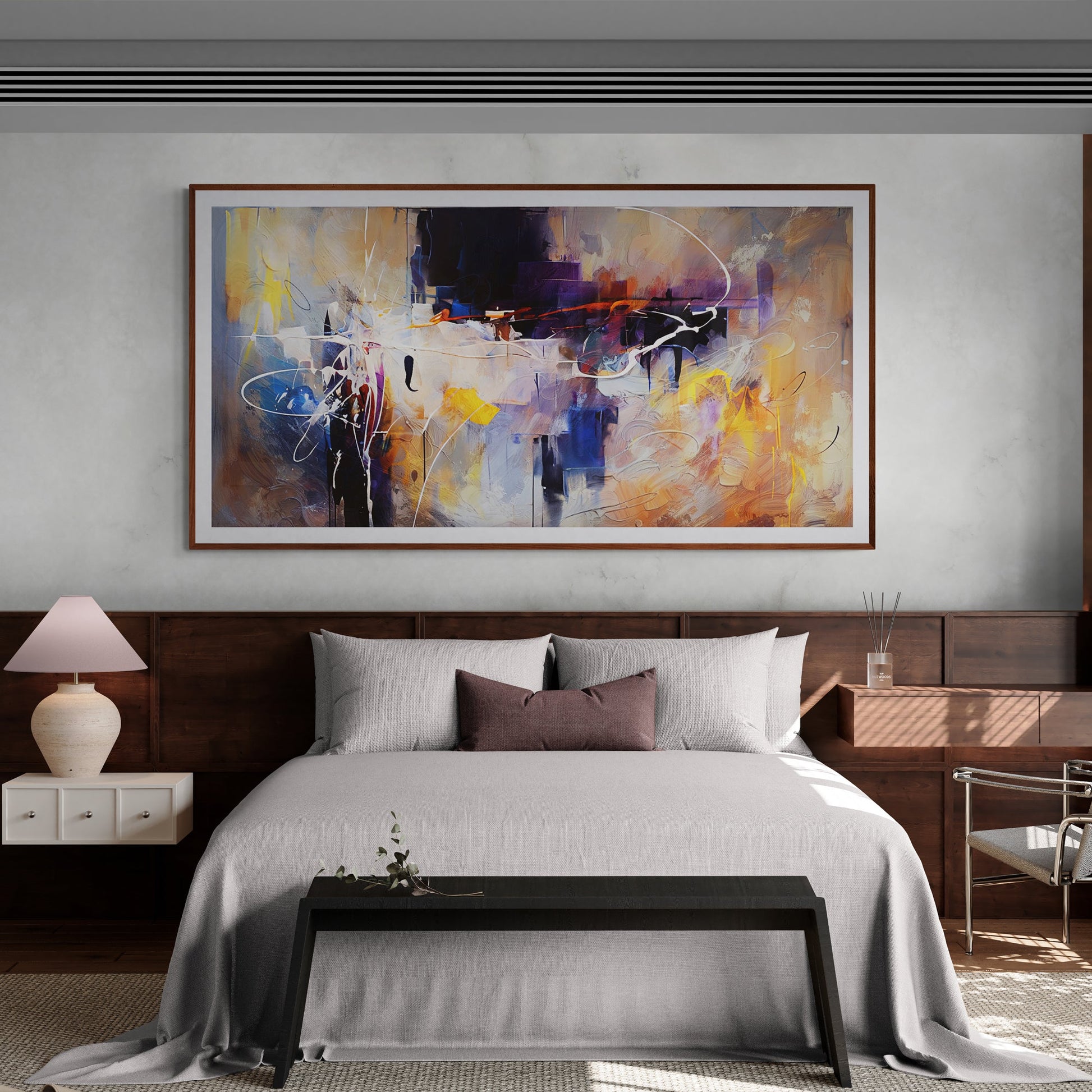 Canvas Print Colorplay Symphony by Tailored Canvases, abstract crafting canvas with wood frame on Tampa Home & Garden Store