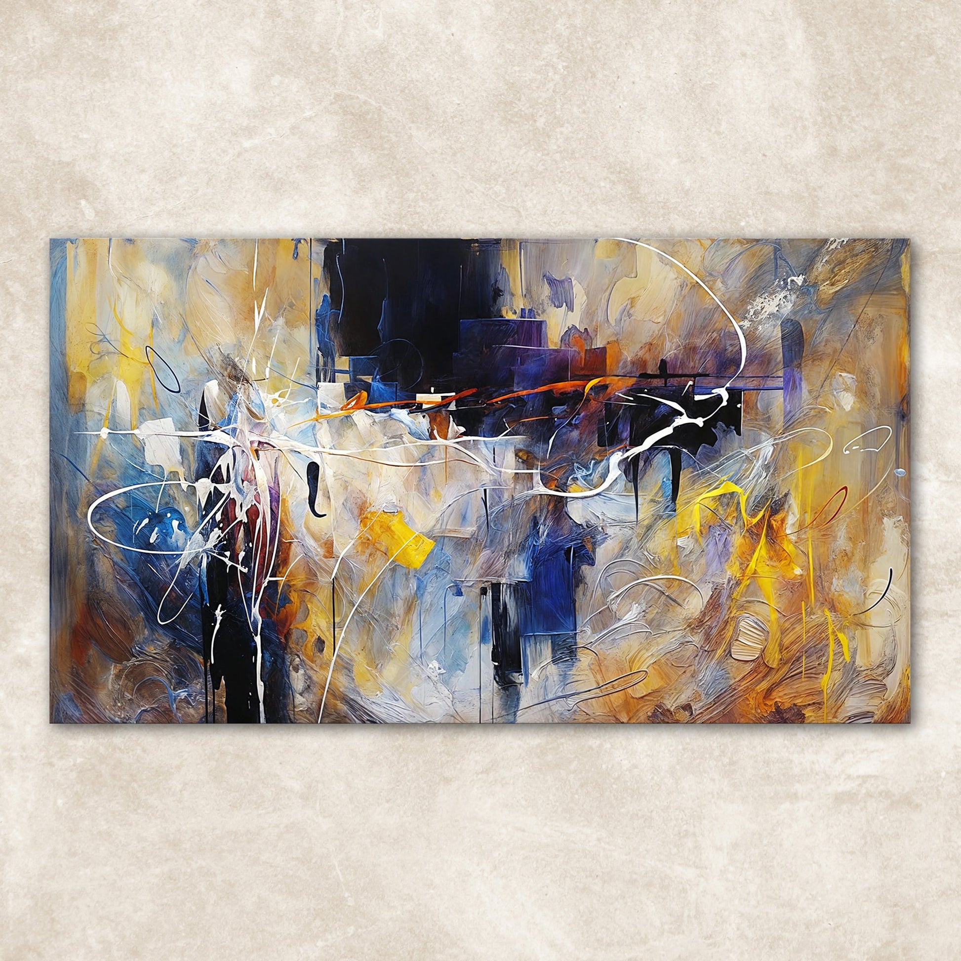 Canvas print Colorplay Symphony by Tailored Canvases, abstract multi-panel crafting canvas on Tampa Home & Garden Store