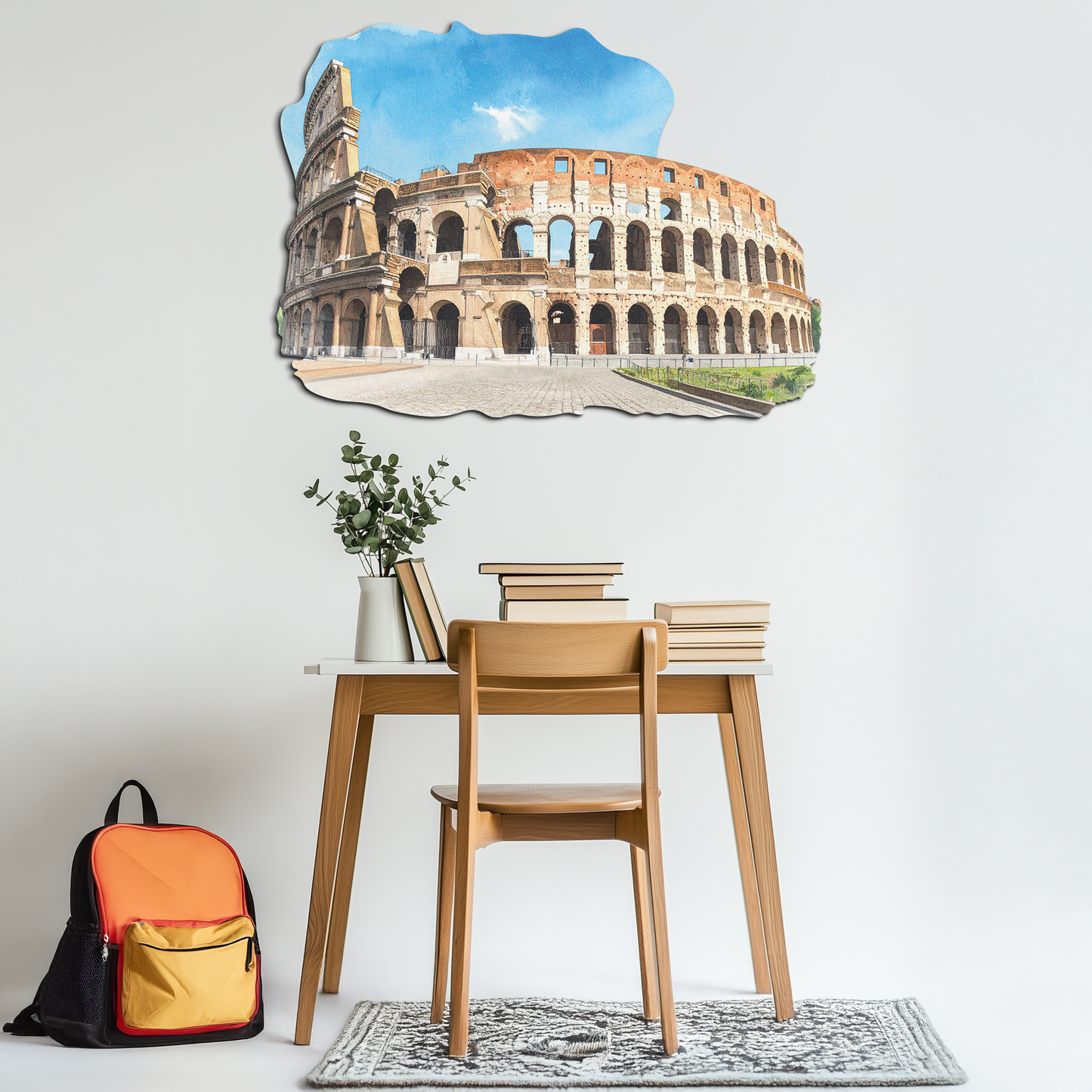 Colosseum Metal Wall Art – Ancient Rome Landmark Decor-KAFUVM023 - Tampa Home & Garden Store