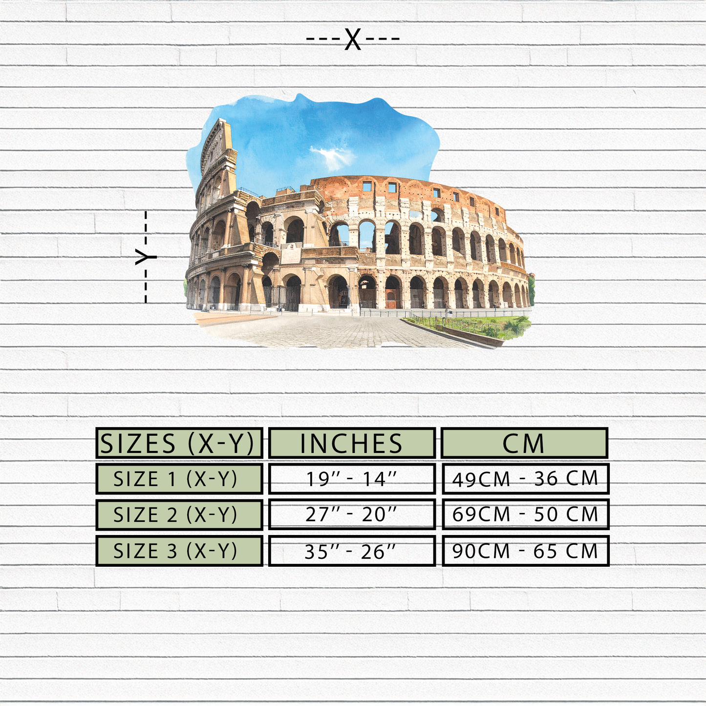 Colosseum Metal Wall Art – Ancient Rome Landmark Decor-KAFUVM023 - Tampa Home & Garden Store