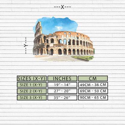 Colosseum Metal Wall Art – Ancient Rome Landmark Decor-KAFUVM023 - Tampa Home & Garden Store