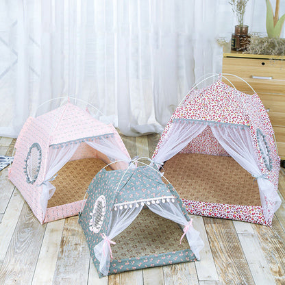 Comfy Calming Pet Tent Bed for Small Dogs and Cats - Tampa Home & Garden Store