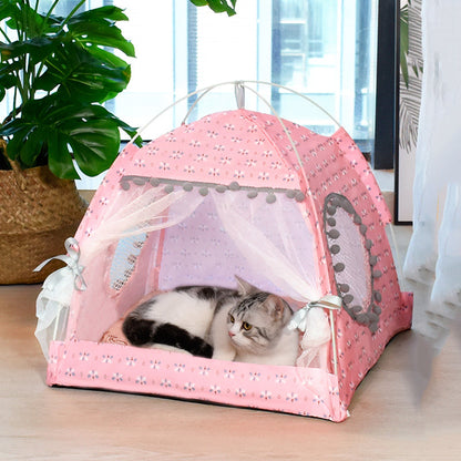 Comfy Calming Pet Tent Bed for Small Dogs and Cats - Tampa Home & Garden Store