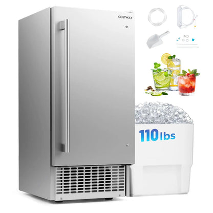 Commercial Ice Maker 110 Lbs Daily Capacity