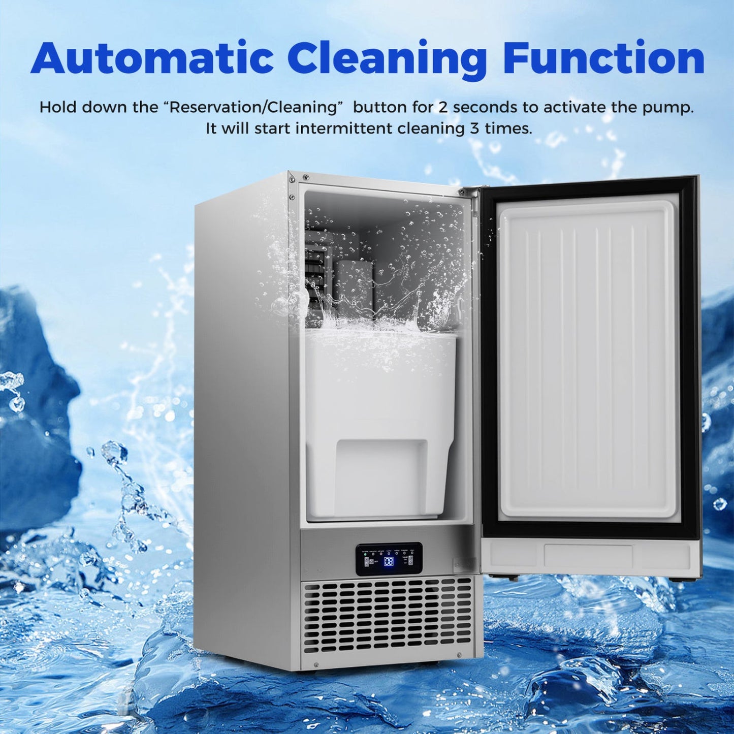 Commercial Ice Maker 110 Lbs Daily Capacity