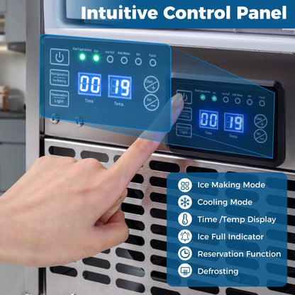 Commercial Under Counter Ice Maker 90 Lbs Per Day