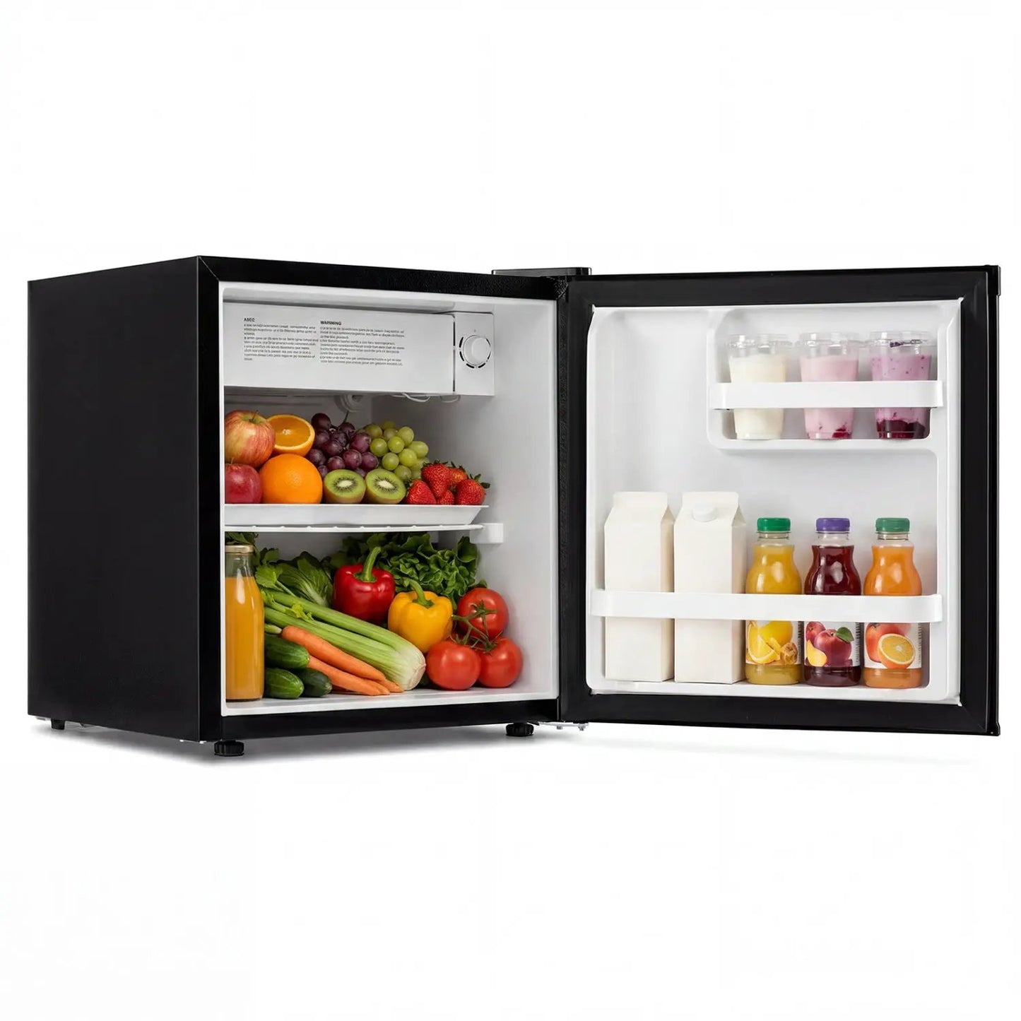 Compact Mini Fridge with 7-Level Thermostat