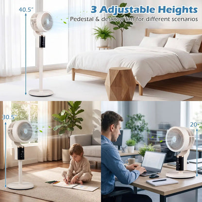 Compact Standing Fan 70 Degree Oscillation