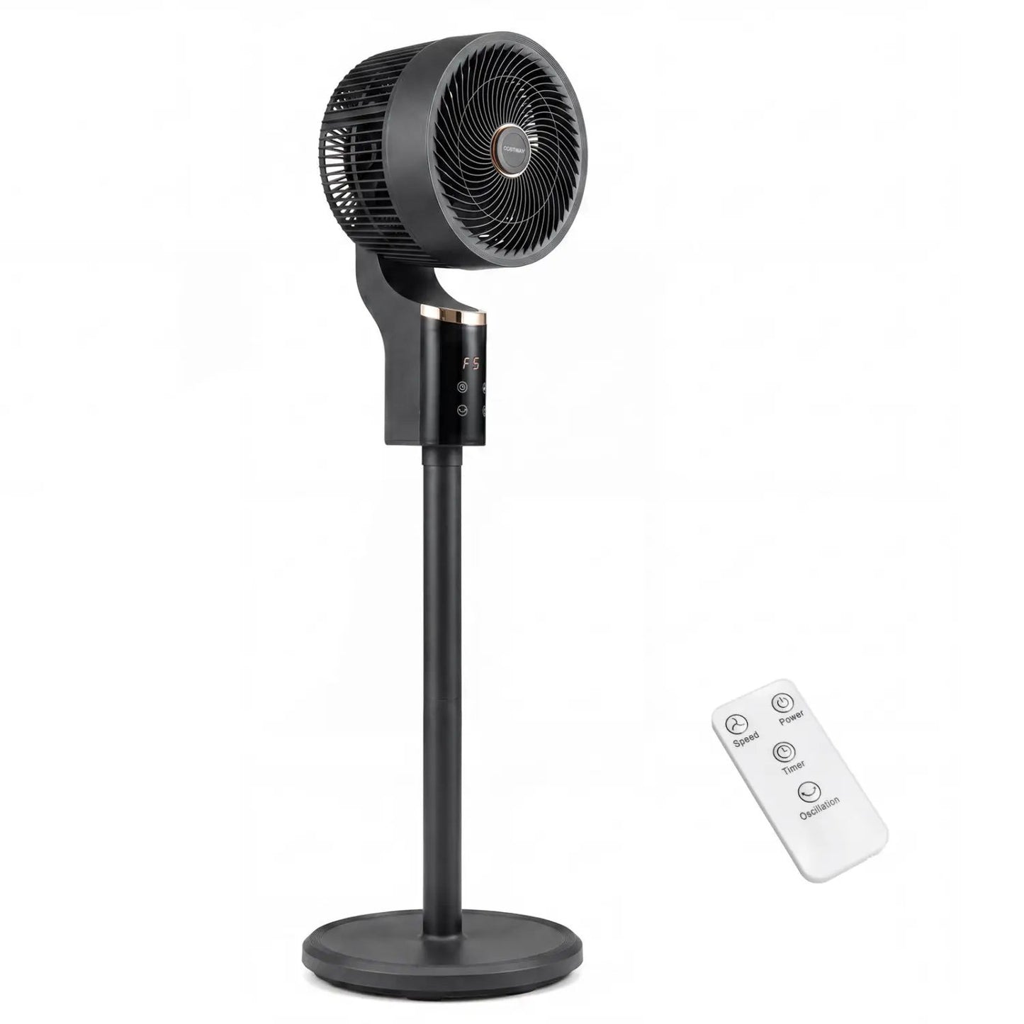 Compact Standing Fan 70 Degree Oscillation