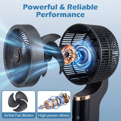 Compact Standing Fan 70 Degree Oscillation
