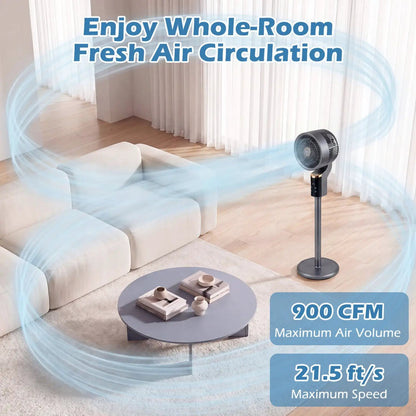 Compact Standing Fan 70 Degree Oscillation