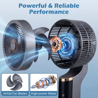 Compact Standing Fan 70 Degree Oscillation