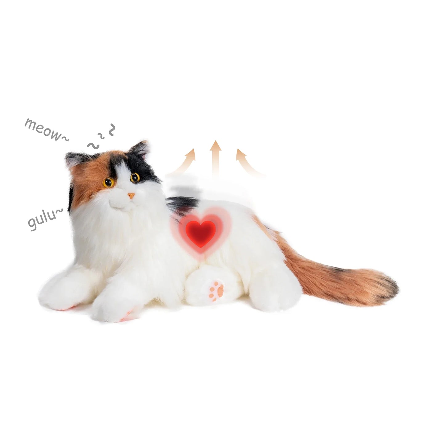 Respiration Calico Percy 2.0- Ronronnement cardiaque, voix Robonic Cat