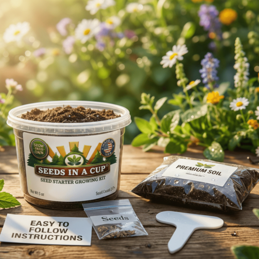 Kit de cultivo de albahaca