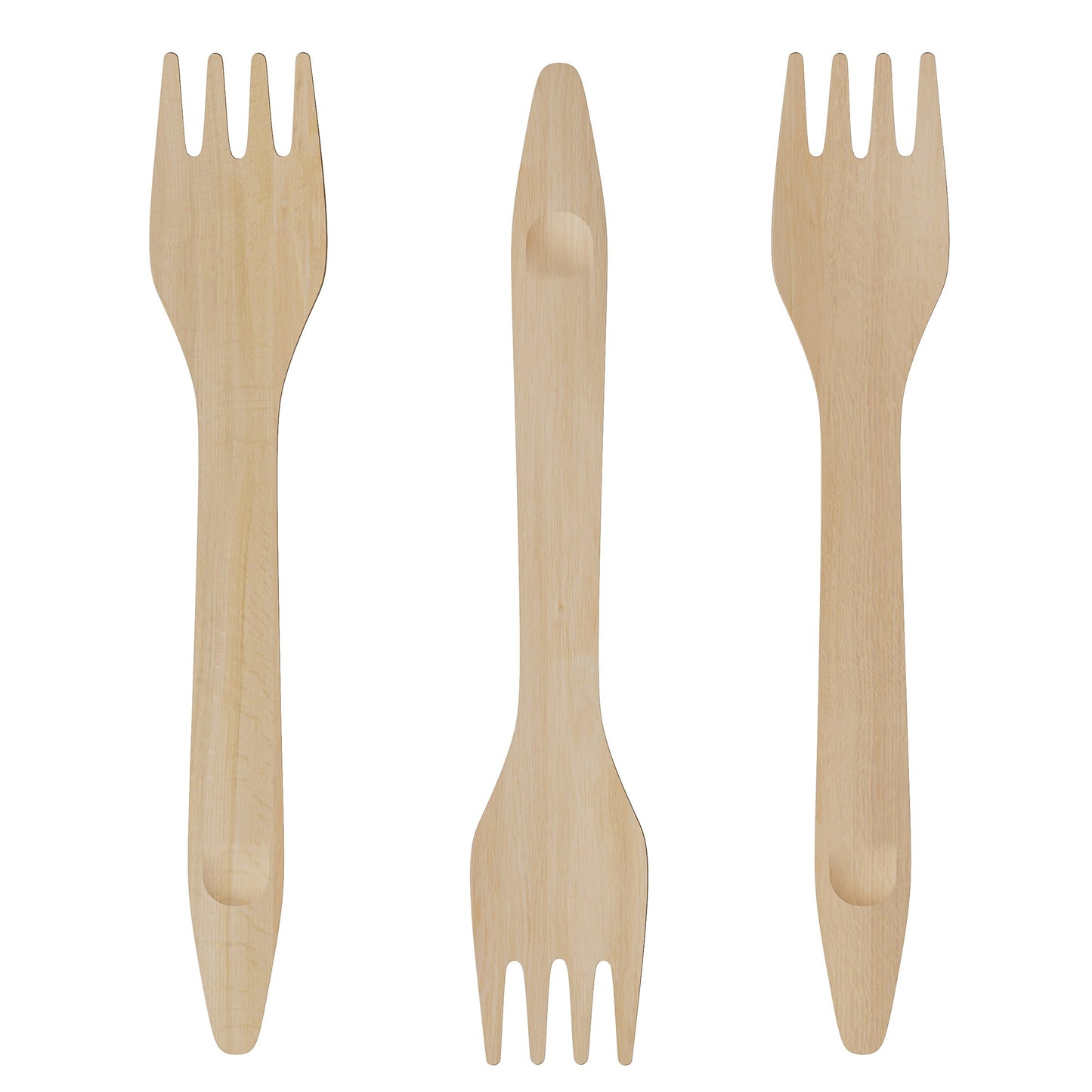 Compostable Birch Wood Forks – 1000 Count (6.3" Length) - Tampa Home & Garden Store
