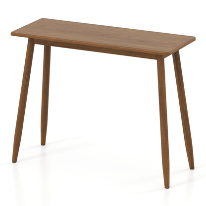 Writing Desk by DirectDeals with rubber wood legs and spacious natural wood tabletop on Tampa Home & Garden Store