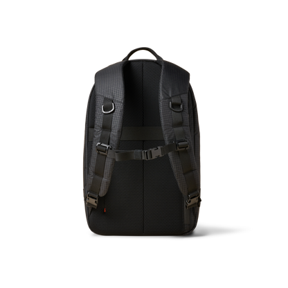 Conceal Pack 21L backpack by The Brown Buffalo, black fabric with padded mesh back on Tampa Home & Garden Store