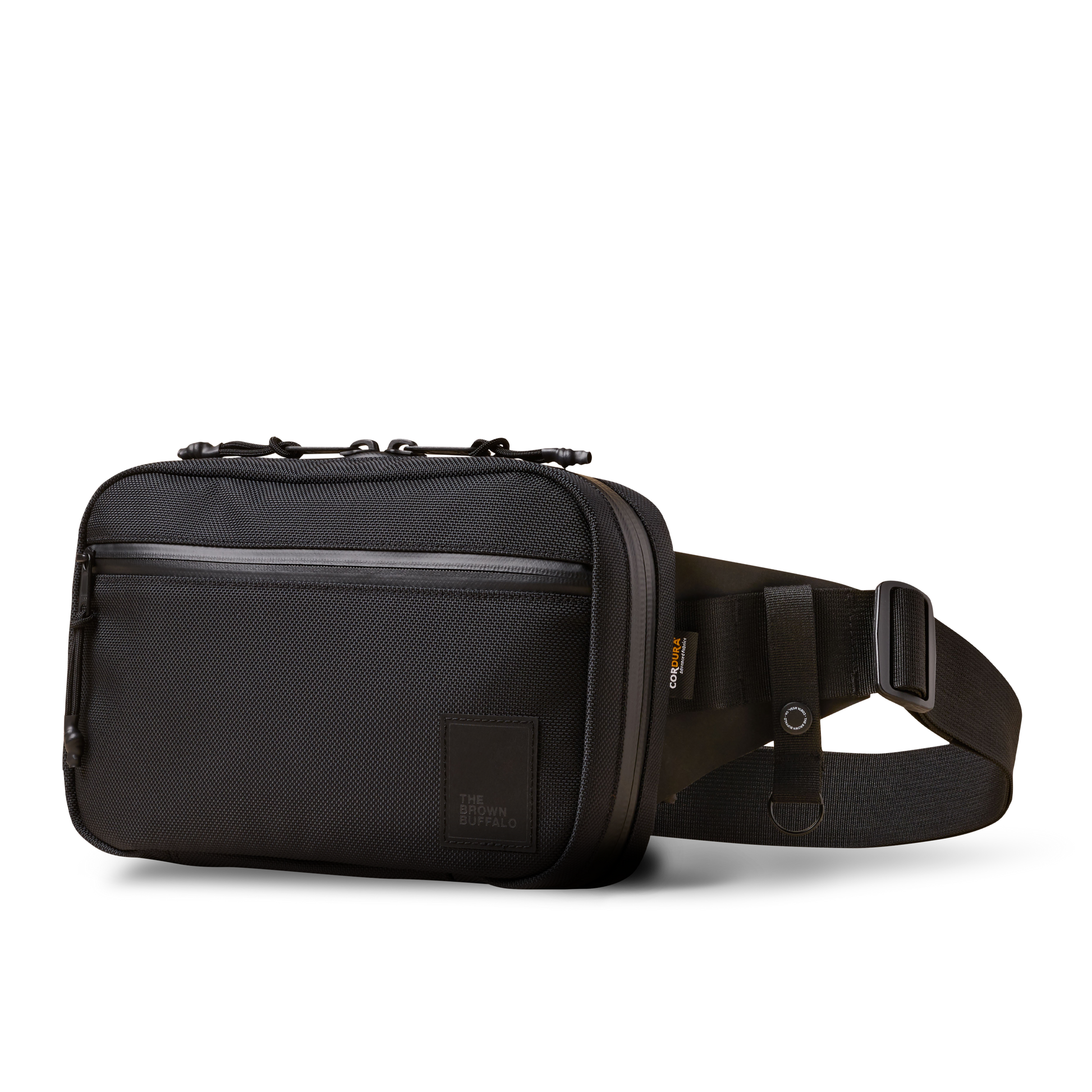 Concealsling crossbody bag in black textured fabric by The Brown Buffalo on Tampa Home & Garden Store