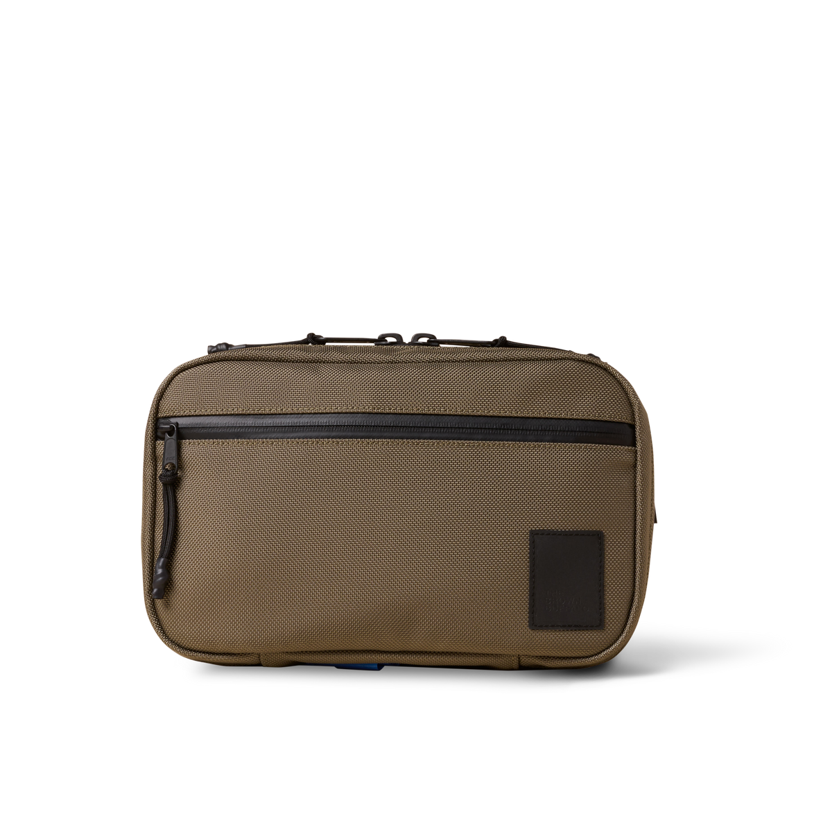 Concealsling crossbody bag by The Brown Buffalo in brown canvas with front zip pocket on Tampa Home & Garden Store