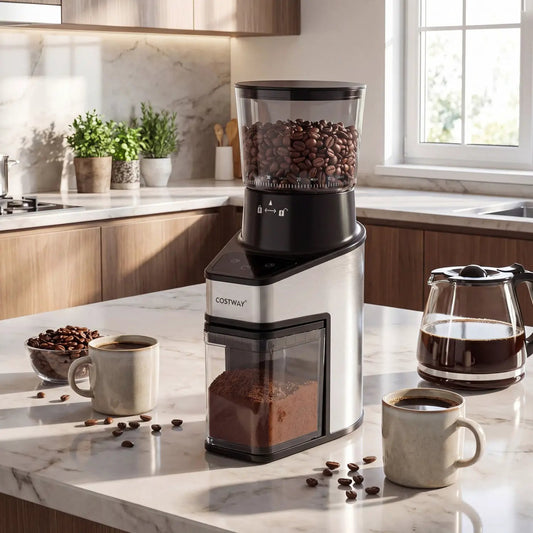Conical Burr Coffee Grinder with 60 Settings