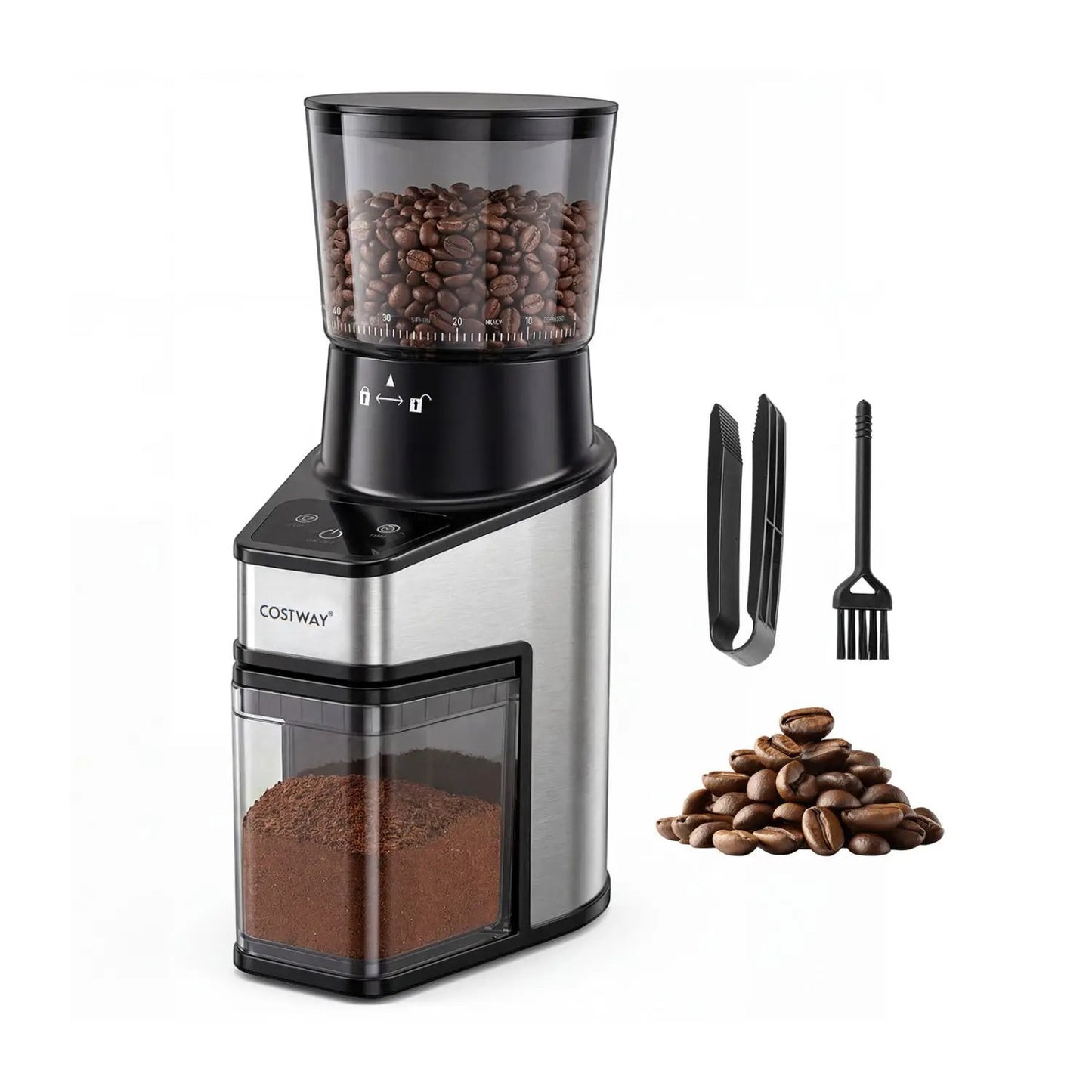 Conical Burr Coffee Grinder with 60 Settings