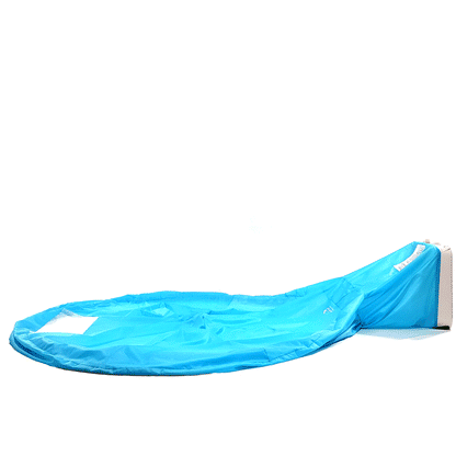 AirFort Constellation glow-in-the-dark inflatable play fort in bright blue, packaged components on Tampa Home & Garden Store