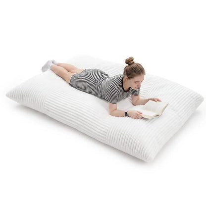Convertible Bean Bag Floor Sofa Corduroy Cover