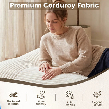 Convertible Bean Bag Floor Sofa Corduroy Cover