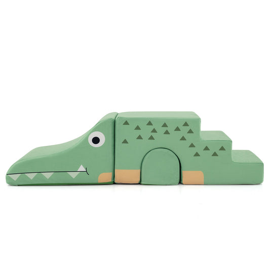 Convertible Kids Play Couch Sofa with Removable Velvet Covers - Tampa Home & Garden Store