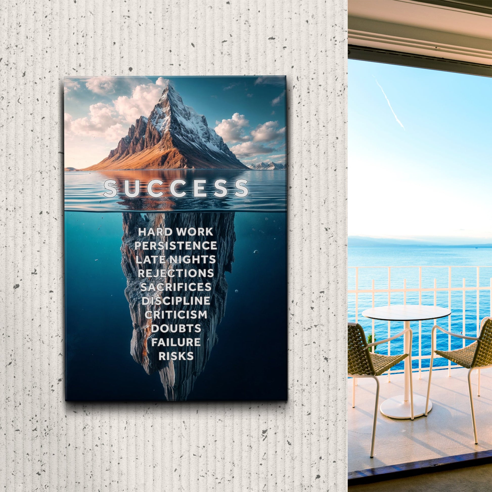 Canvas Foundations - Cool Wall Art by Tailored Canvases; crafting canvas with mountain scene on Tampa Home & Garden Store