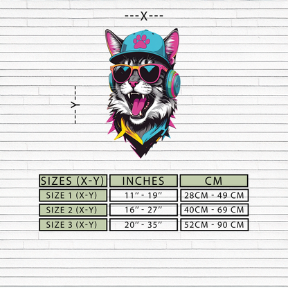 Cool Cat DJ Metal Wall Art – Street Style UV Decor-KAFUVM008 - Tampa Home & Garden Store