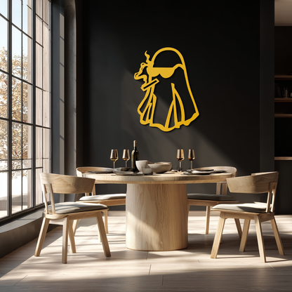 Cool Ghost Metal Wall Art – Smoking Ghost with Sunglasses Modern Decor- KAF629 - Tampa Home & Garden Store